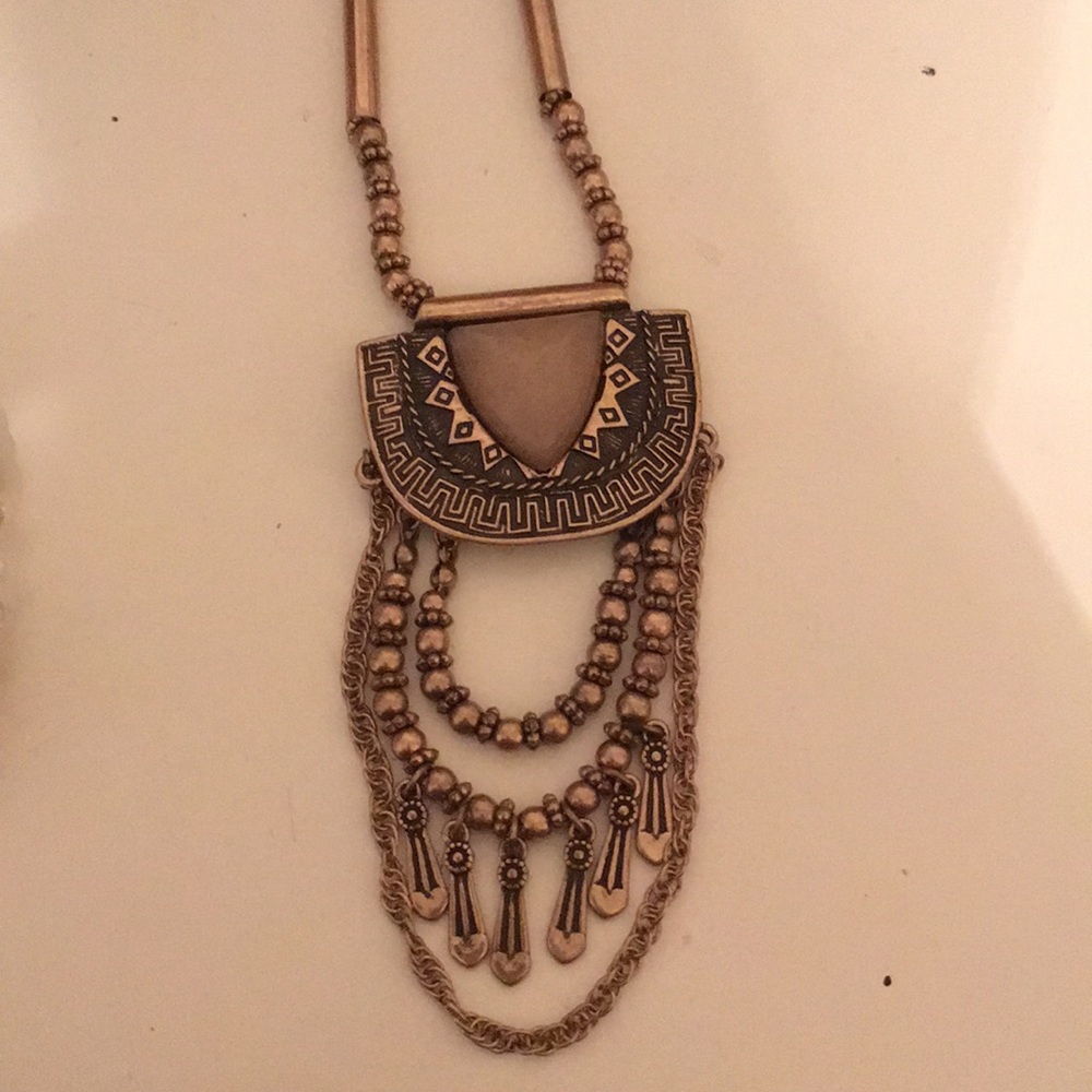 Aztec Bronze Necklance